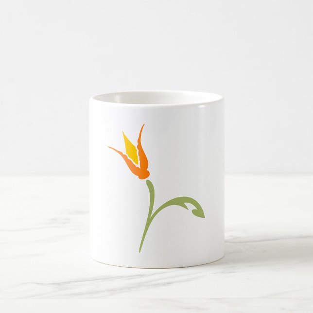 Mug Fleur orange (Créateur téléchargé)