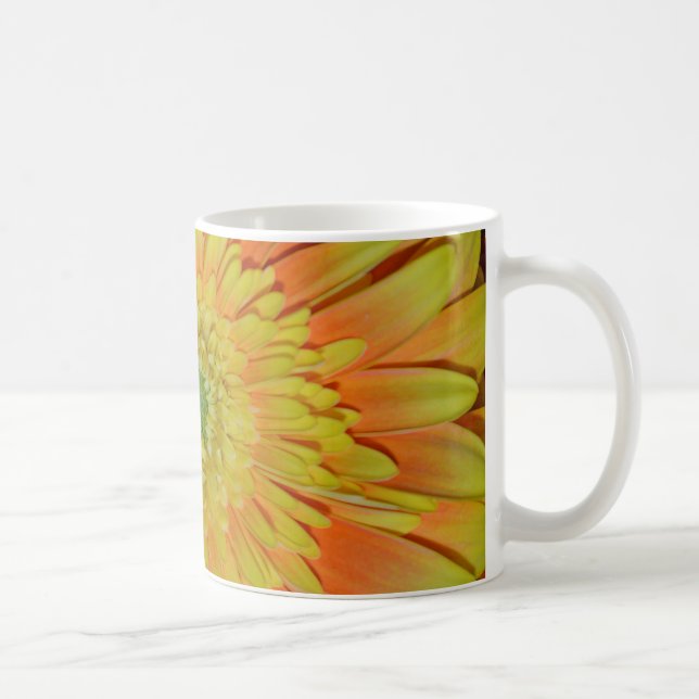 Mug Fleur orange et jaune (Droite)
