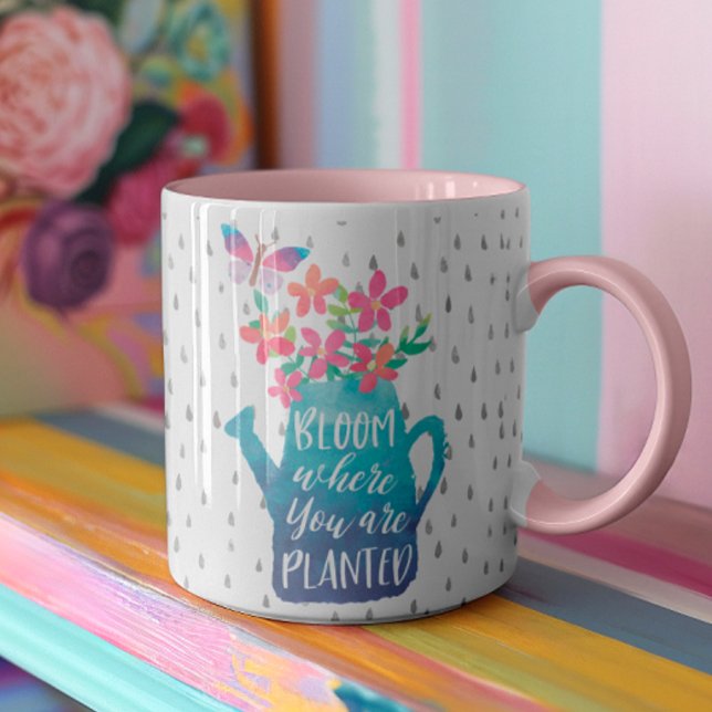 Mug Fleur Où Vous Êtes Plantés (Créateur téléchargé)