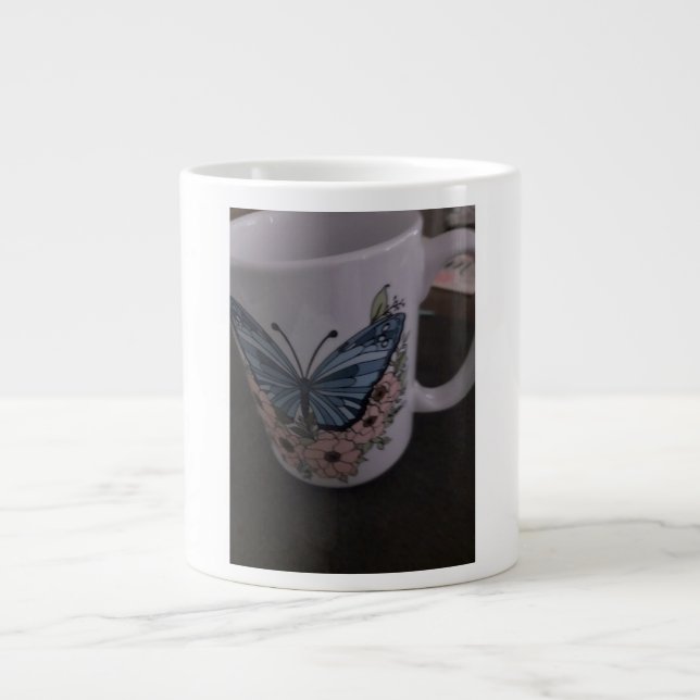 mug fleur papillon (Devant)