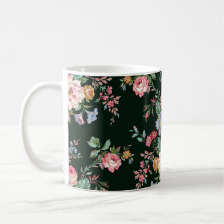 Mug Fleur populaire classique motif sans couture arriè