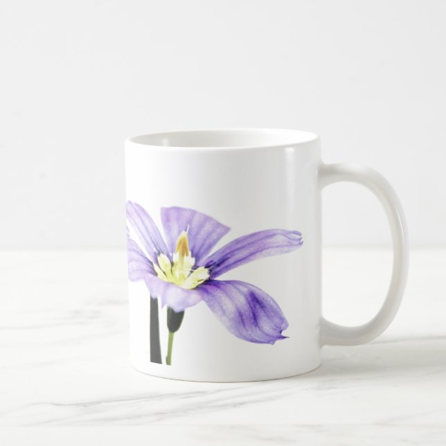 Mug Fleur pourpre en pastel (Droite)