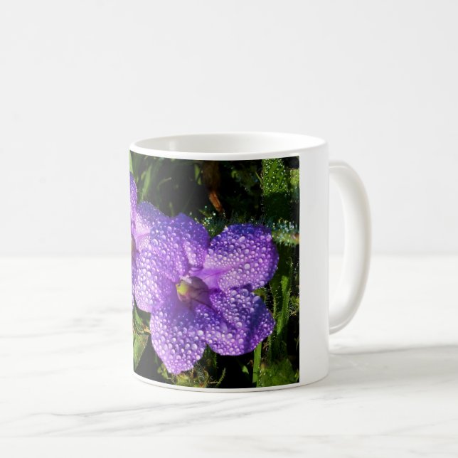 Mug Fleur pourpre - muqueuse (Devant droit)