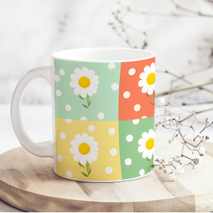Mug Fleur printanière pastel mignonne amusante