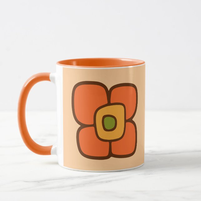 Mug Fleur rétro printanière (Gauche)