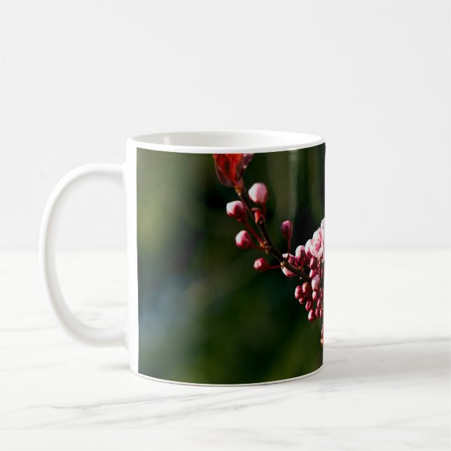 Mug Fleur rose dans la lumière chaude de l'été (Gauche)