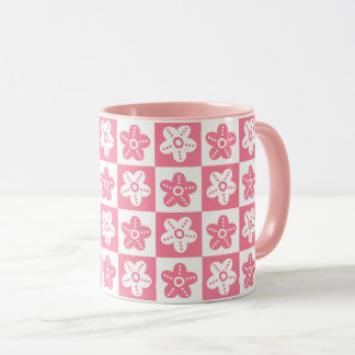 Mug Fleur rose point