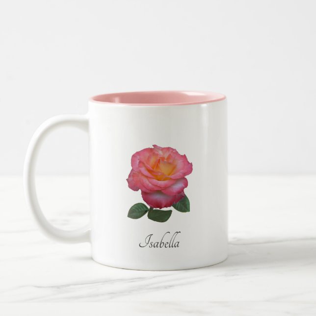 Mug Fleur Rose Rose Belle (Gauche)
