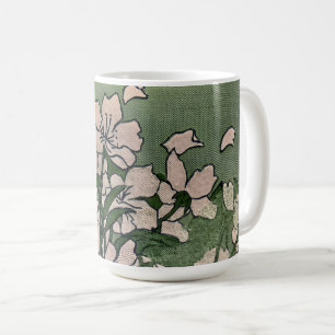 Mug Fleur rose verte