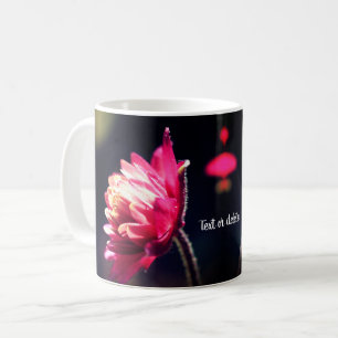 Mug Fleur Rouge Au Soleil Floral Personnalisé