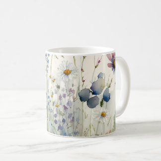 Mug Fleur sauvage aquarelle