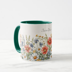 Mug Fleur sauvage coloré