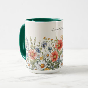 Mug Fleur sauvage coloré