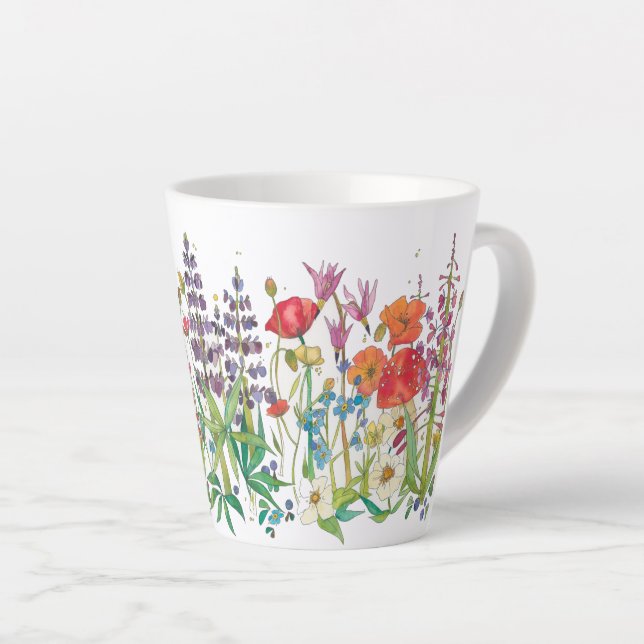 Mug Fleur sauvage de l'Alaska (Angle droit)