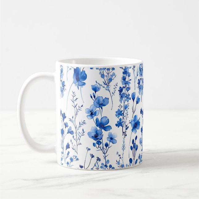 Mug Fleur sauvage du papier Motif-98186 (Gauche)