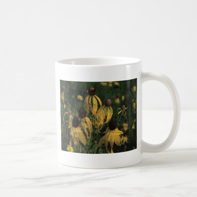 Mug Fleur sauvage jaune (Droite)