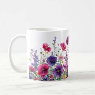 Mug Fleur sauvage, Monogramme