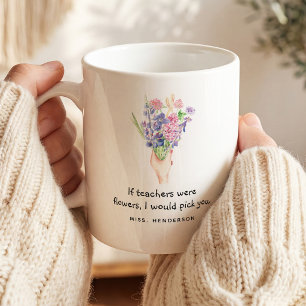 Mug Fleur Sentimentale Douce Reconnaissance des Enseig