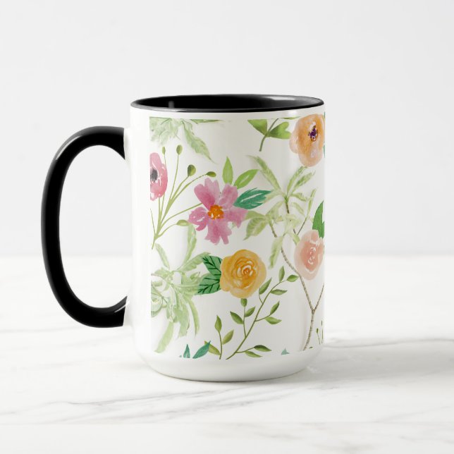 Mug Fleur Shabby Chic (Gauche)