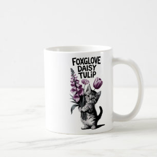 Mug Fleur subtile Anti-Fleurs Digitale Daisy Tulipe _1