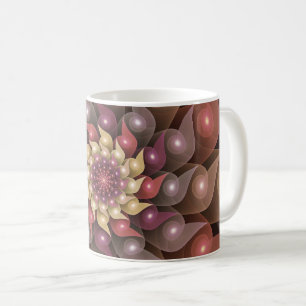 Mug Fleur surréaliste brillante Art fractal abstrait m