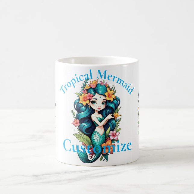 Mug Fleur tropicale Sirène Thunder_Cove (Centre)