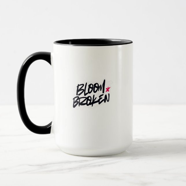 MUG FLEURIR BRISÉ (Gauche)
