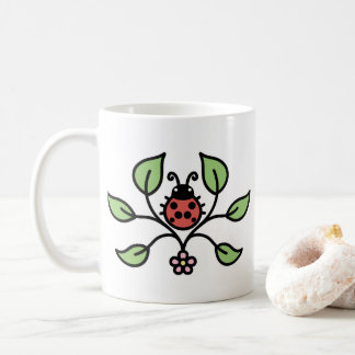 Mug Fleuris Coccinelle
