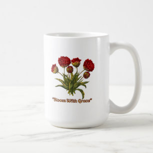 Mug Fleurissez avec grâce Floral Citation botanique