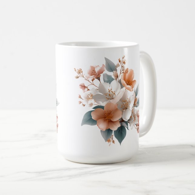 Mug ☕ Fleurissez là où vous buvez 🌸✨ (Devant droit)