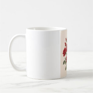 Mug Fleurissez là où vous êtes planté Botanique Rose