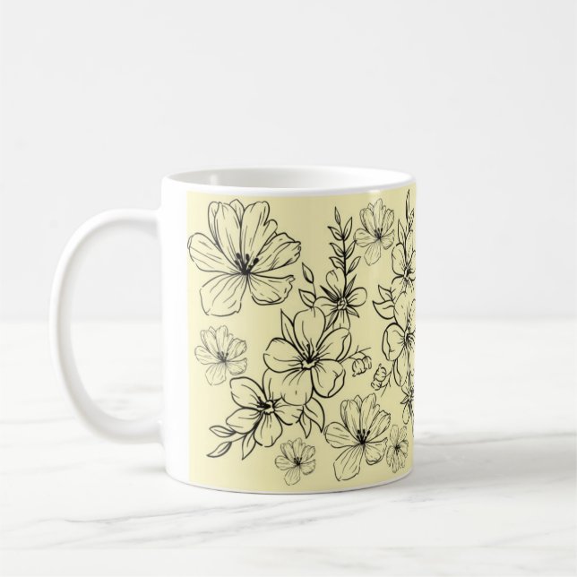 MUG FLEURS (Gauche)