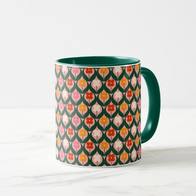 Mug Fleurs (Devant droit)
