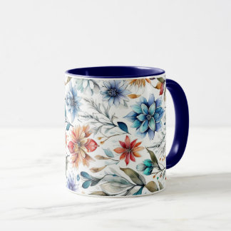 Mug Fleurs à l'aquarelle