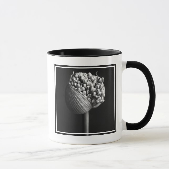 Mug Fleurs | B&W Allium Flower Bud (Droite)