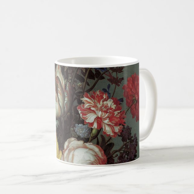 Mug Fleurs Baroques Anciennes par Balthasar van der As (Devant droit)