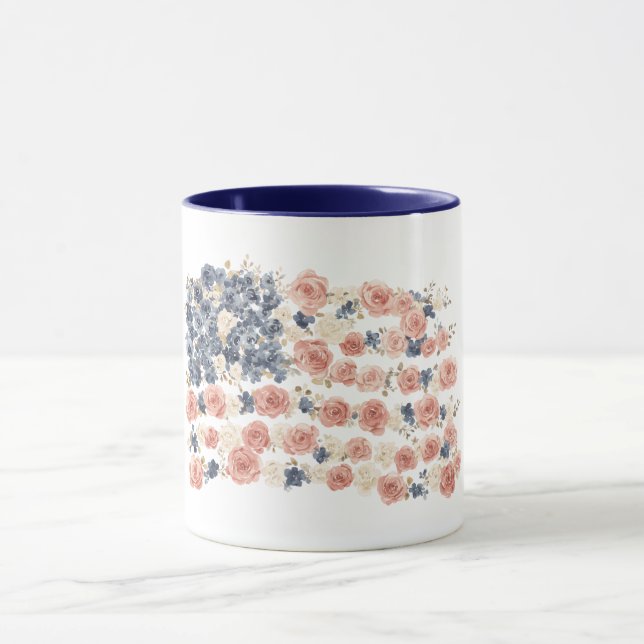 Mug Fleurs Bleu Blanc Rouge (Centre)