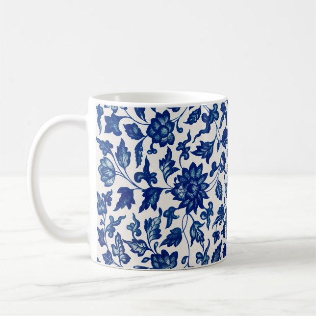 Mug Fleurs bleues (Gauche)