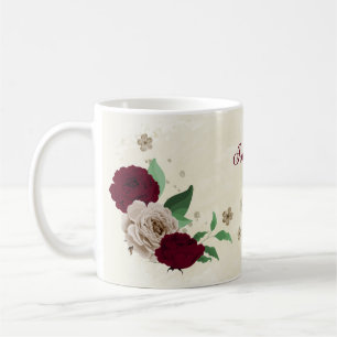Mug fleurs champagne Bourgogne 