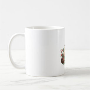 Mug Fleurs Chat siamois
