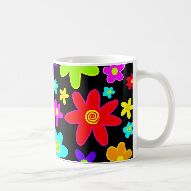 Mug Fleurs colorées (Droite)