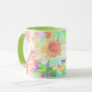 Mug Fleurs colorées brillantes