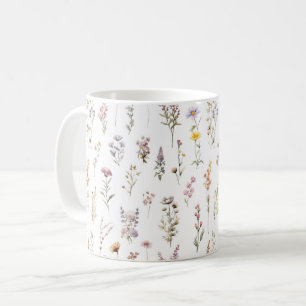 Mug Fleurs colorées, Fleurs sauvages, Fleurs de Jardin