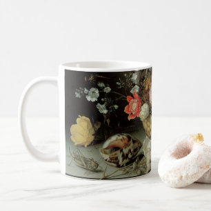 Mug Fleurs, coquilles et insectes Balthasar van der As