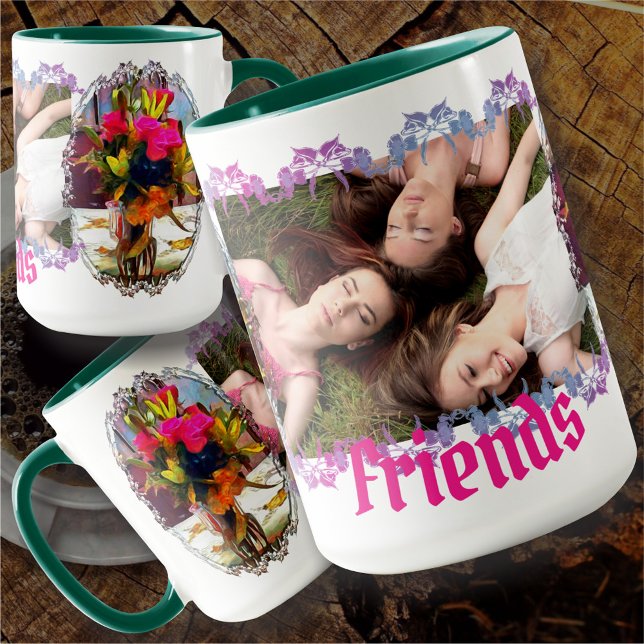 Mug Fleurs d'amour et d'amis PM0001 (Créateur téléchargé)