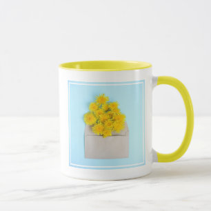 Mug Fleurs Dandelions dans l'enveloppe
