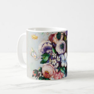 Mug Fleurs dans un Vase Rococo, Paul Cezanne
