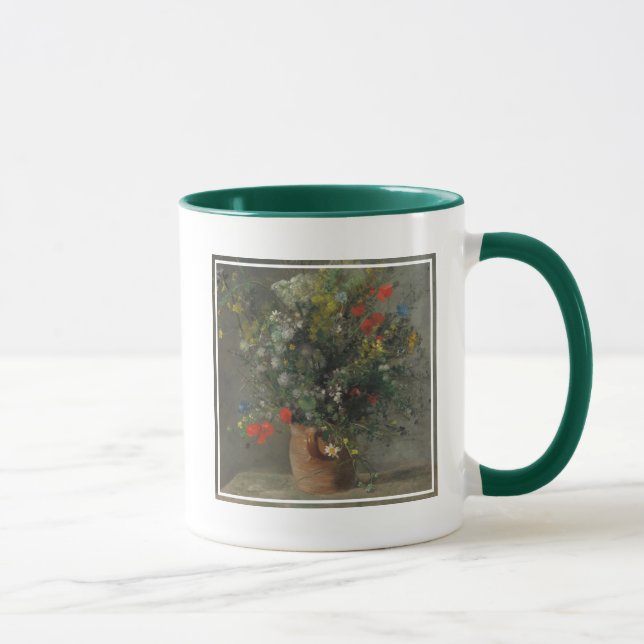 Mug Fleurs dans un vase, vers 1866 (Droite)