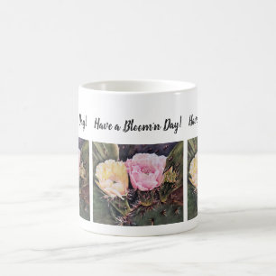 Mug Fleurs d'aquarelle rose et jaune