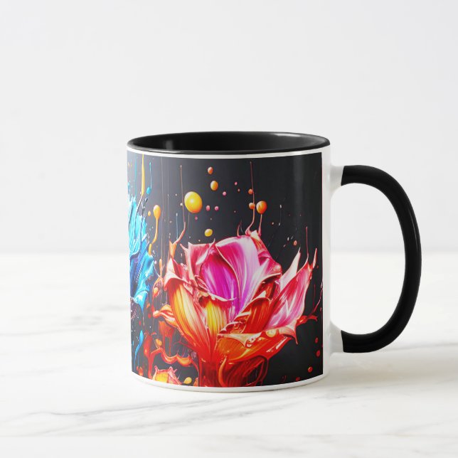 Mug Fleurs d'art (Droite)